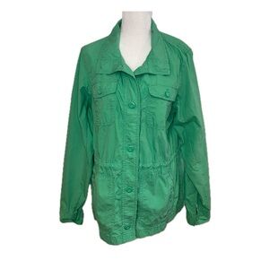 Eddie Bauer, Women's mint Green light weight Jacket, size L